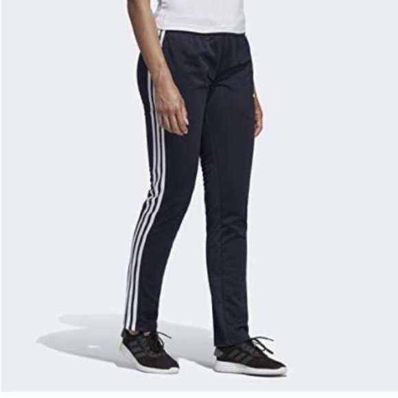adidas Women's Essentials Tricotot Open Hem Pants - Picture 3 of 5